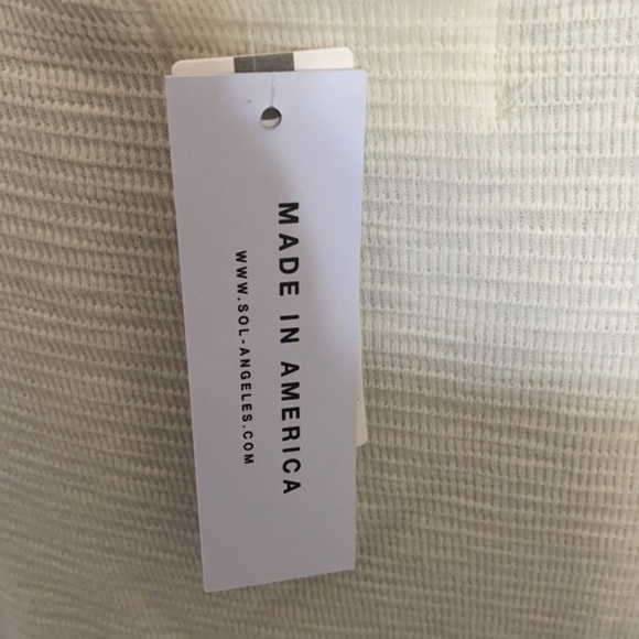 NWT Anthropologie SOL ANGELES Cold-Shoulder‎ Dress size Medium - Picture 5 of 13